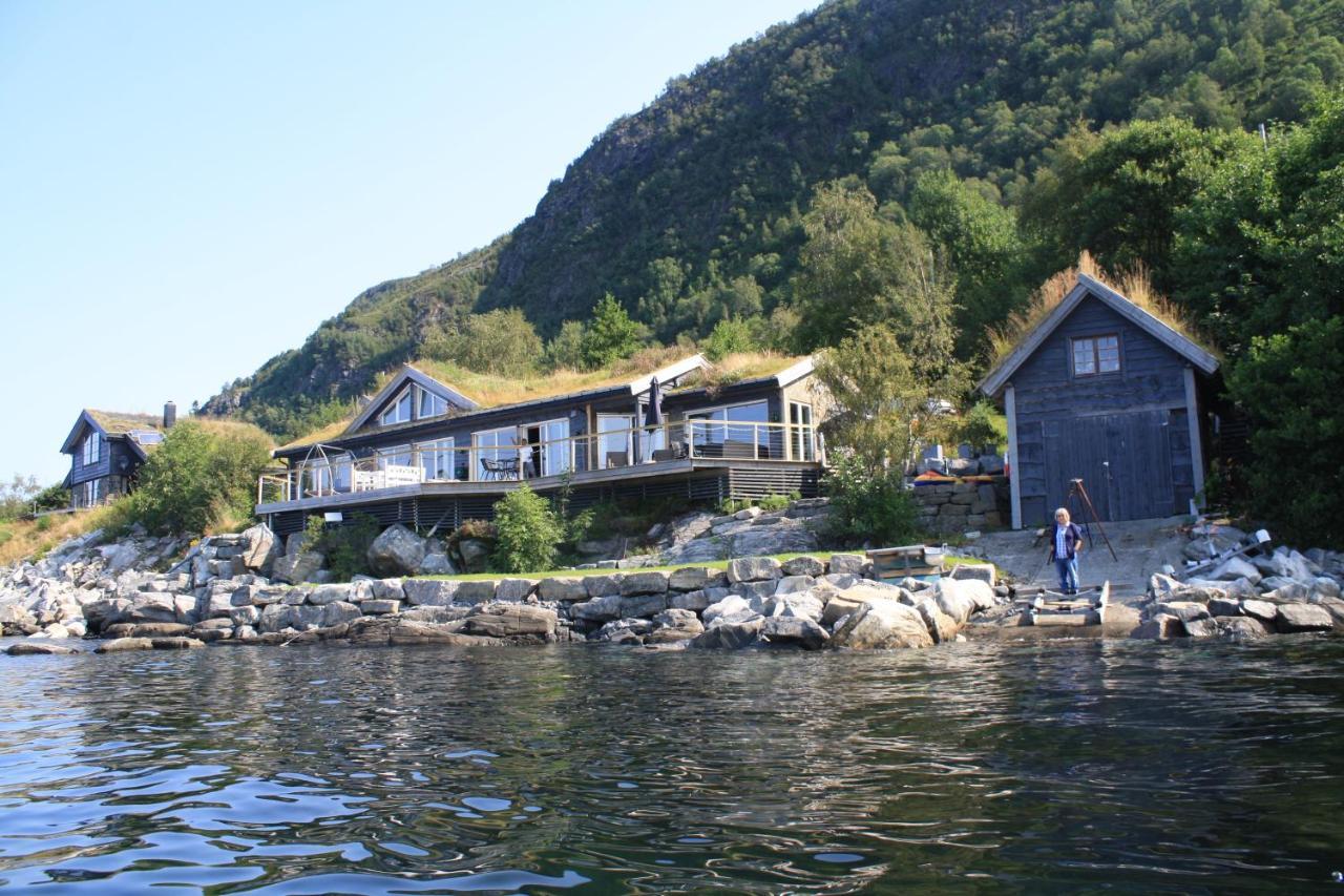 Smastranda Fjord Lodge Aheim Экстерьер фото