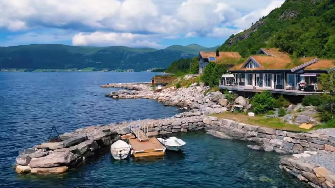 Smastranda Fjord Lodge Aheim Экстерьер фото